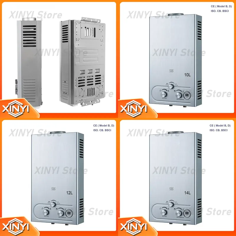 Outdoor Camping Hot Water Heater - سخان مياه غاز محمول بدون خزان