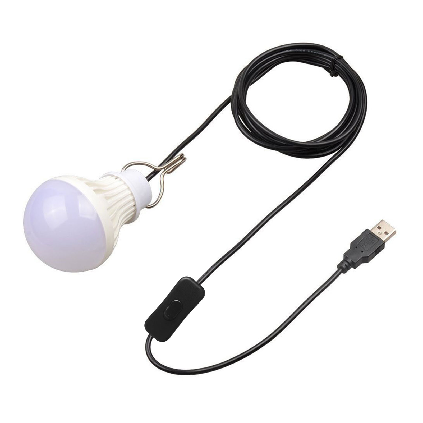 Outdoor Camping Lights String - 3000K سلك التبديل الأبيض الدافئ 5W