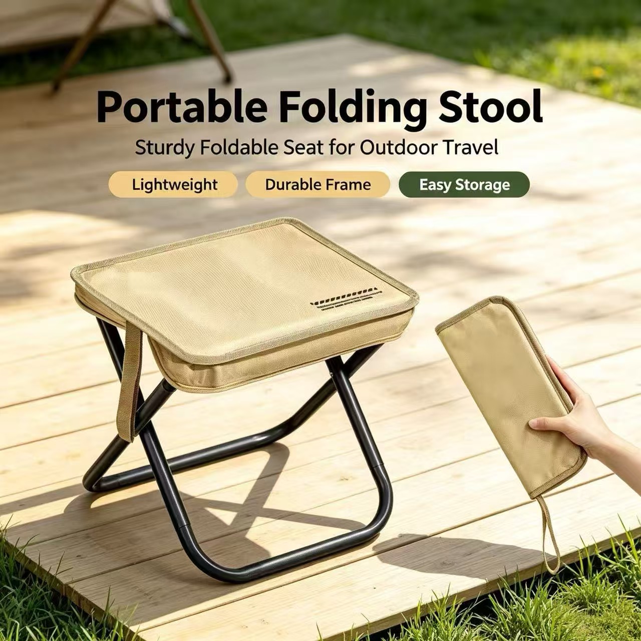 Outdoor Camping Loveseat - مقعد ماجزا المحمول القابل للطي خفيف