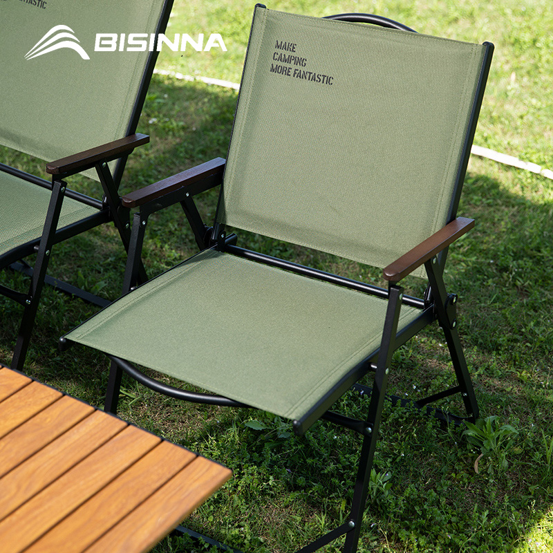 BISINNA-كرسي تخييم قابل للطي ف - مراجعة Outdoor Camping Recliner Chairs وسعره