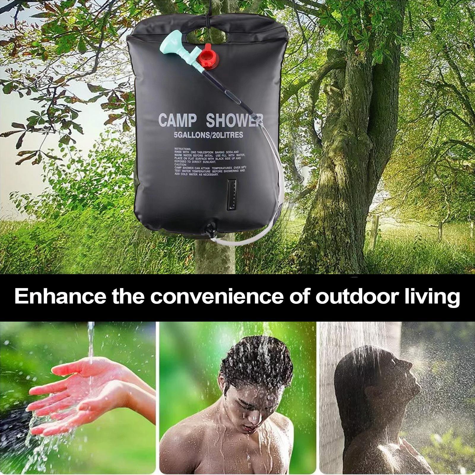 حقيبة استحمام خارجية، خزان ماء - مراجعة Outdoor Camping Hot Water Heater وسعره