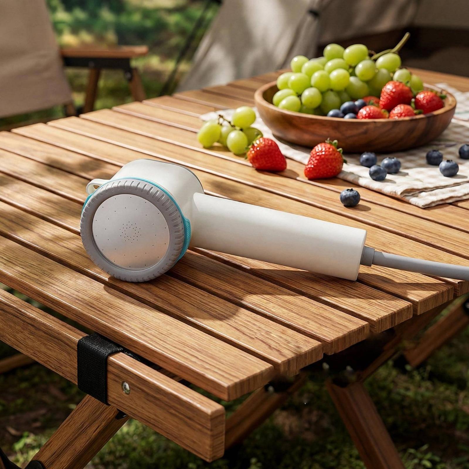 مجموعة دش كهربائي محمول باليد  - مراجعة Portable Camping Shower وسعره