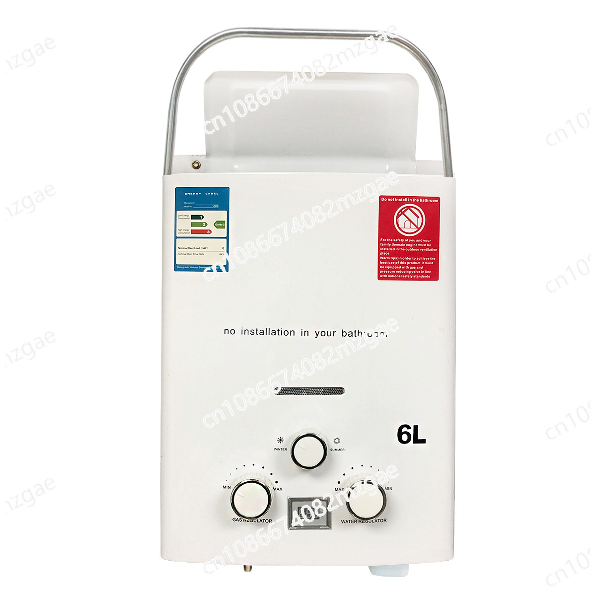 جديد Tankless سخان مياه التخيي - مراجعة Outdoor Camping Hot Water Heater وسعره