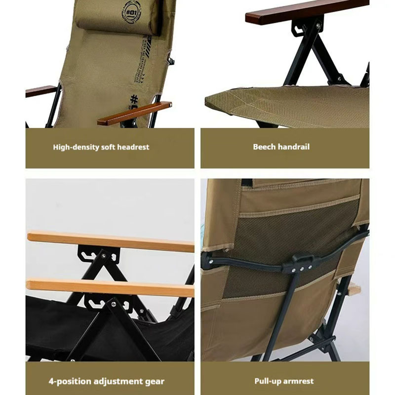 كرسي شاطئ وتخييم قابل للطي بظه - مراجعة Outdoor Camping Loveseat وسعره