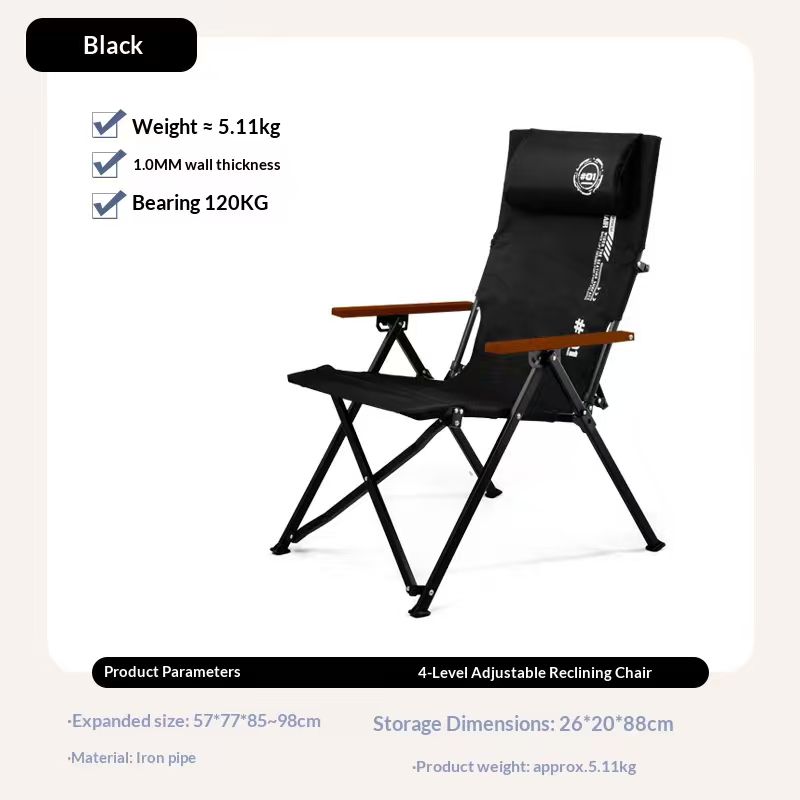 كرسي شاطئ وتخييم قابل للطي بظه - مراجعة Outdoor Camping Loveseat وسعره