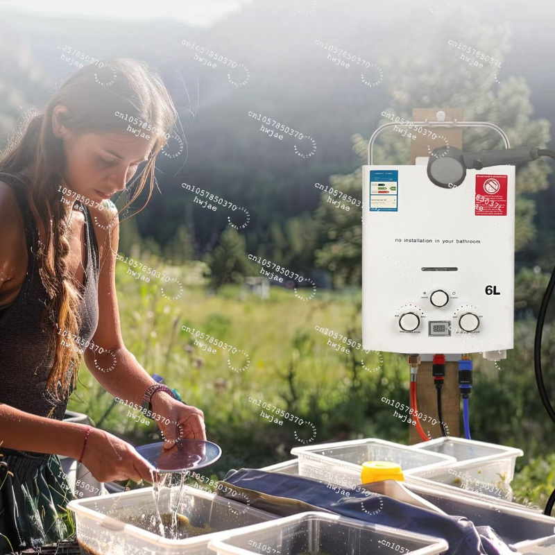 سخان مياه فوري جديد بدون خزان  - مراجعة Outdoor Camping Hot Water Heater وسعره