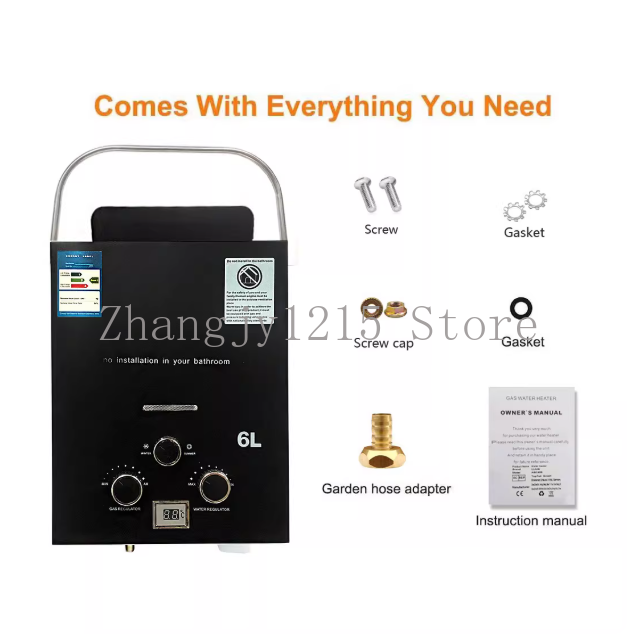 البروبان غاز البترول المسال ال - مراجعة Outdoor Camping Hot Water Heater وسعره