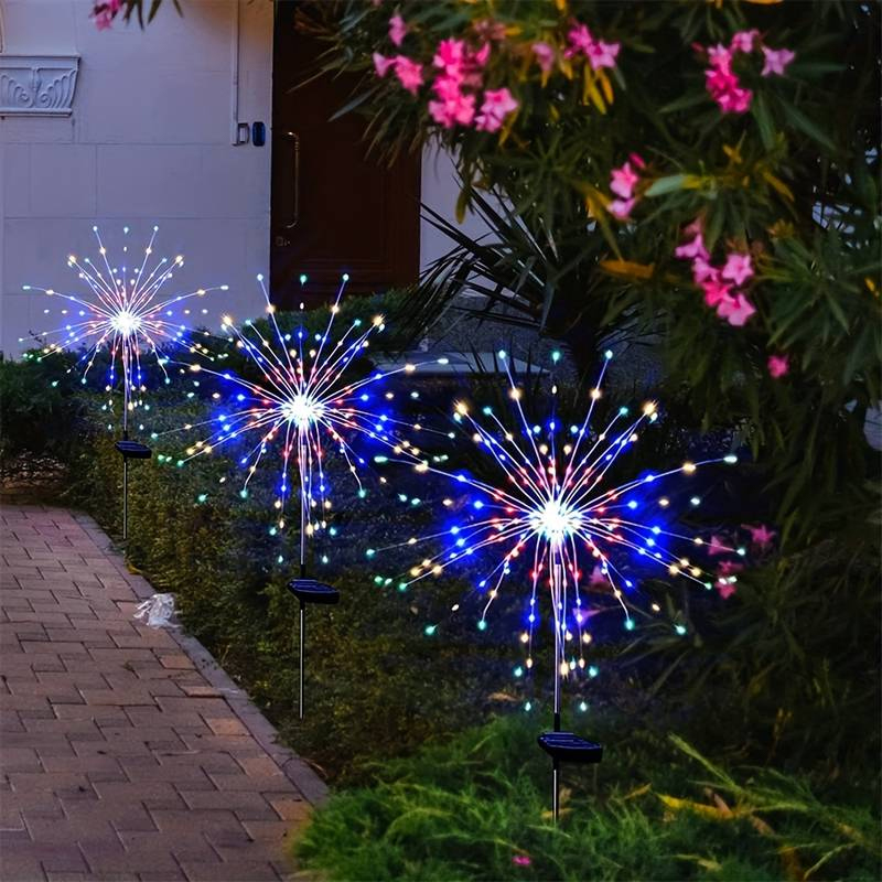 أضواء الألعاب النارية الشمسية  - مراجعة Outdoor Camping Lights String وسعره
