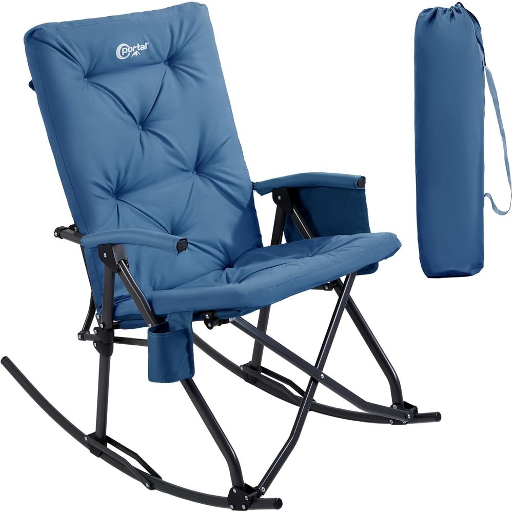 كرسي هزاز للتخييم في الهواء ال - مراجعة Outdoor Camping Rocker وسعره