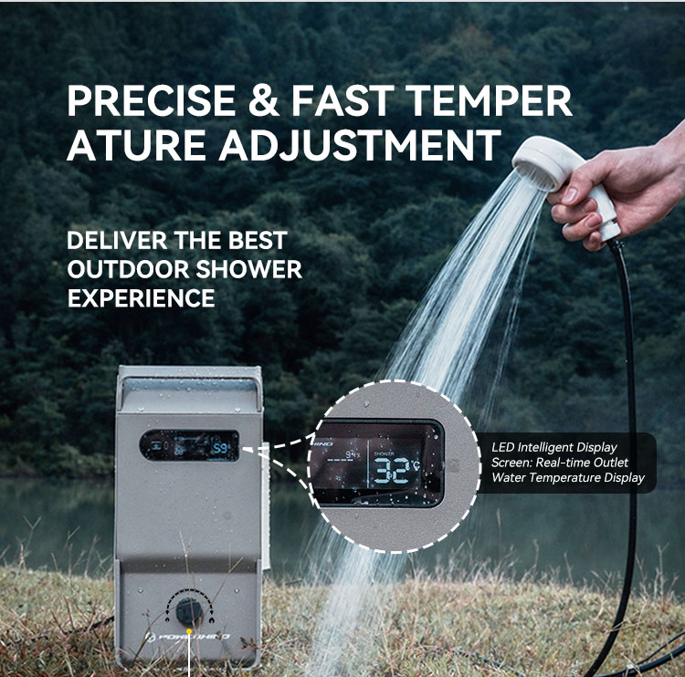 سخان مياه خارجي من باورهينو يع - مراجعة Outdoor Camping Hot Water Heater وسعره