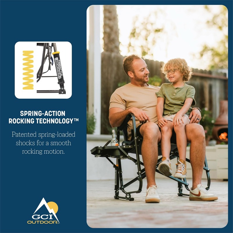 كرسي هزاز قابل للطي محمول من G - مراجعة Outdoor Camping Rocker وسعره
