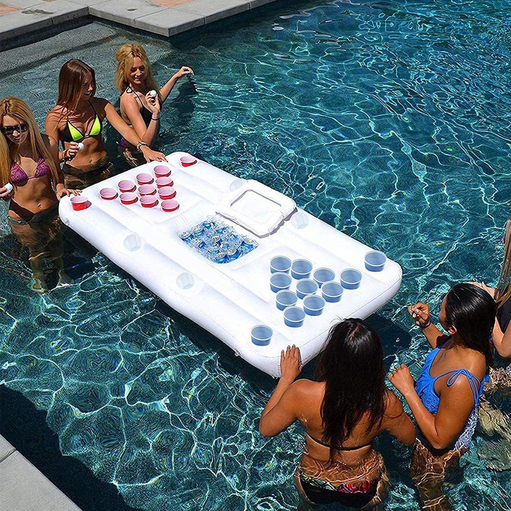 طاولة ألعاب قابلة للنفخ للسباح - مراجعة Outdoor Camping Games وسعره