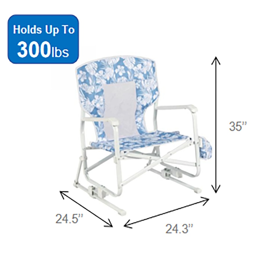 كرسي هزاز منخفض الجلوس من مينس - مراجعة Outdoor Camping Rocker وسعره