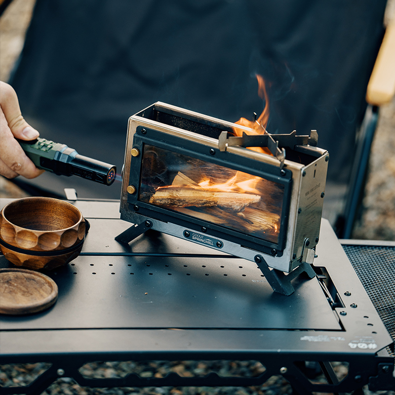 موقد خشب محمول من Goout Spring - مراجعة Outdoor Camping Heater وسعره