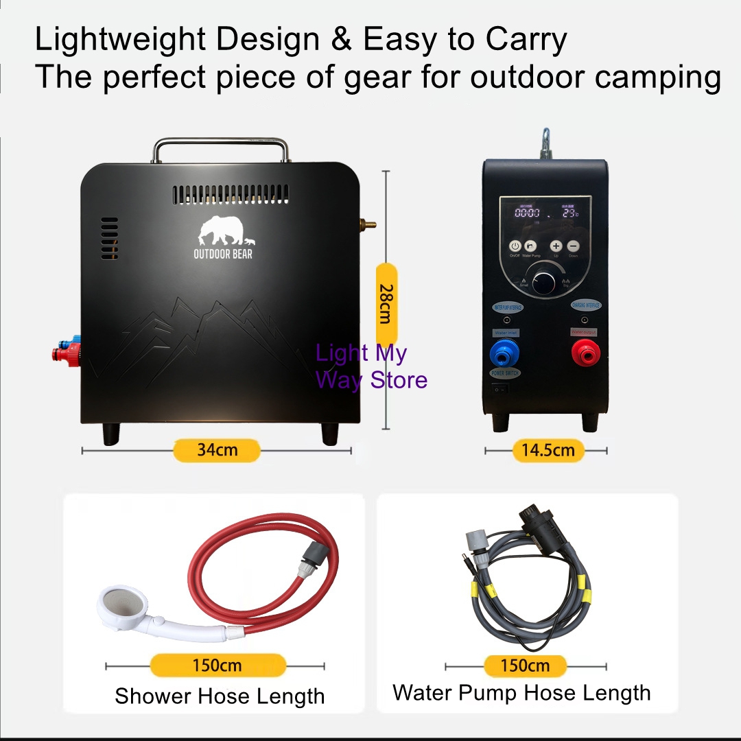 سخان مياه محمول يعمل بالغاز لل - مراجعة Outdoor Camping Heater وسعره