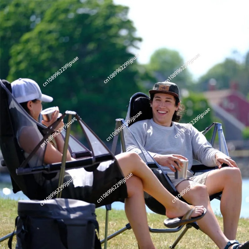 كرسي صيد محمول للاستخدام الخار - مراجعة Outdoor Camping Rocker وسعره