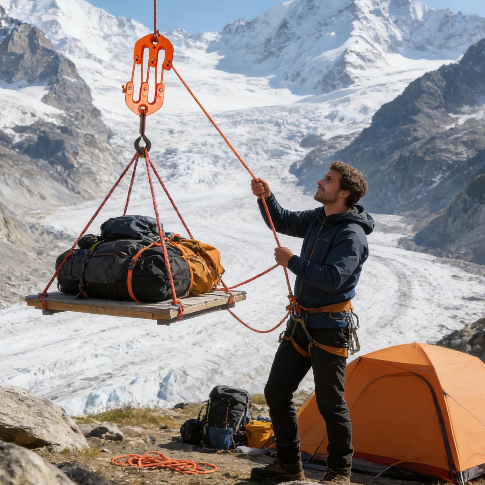 نظام رفع محمول ببكرة للصيد، رف - مراجعة Outdoor Camping Games وسعره