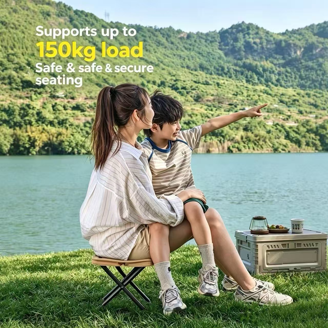 مقعد ماجزا المحمول القابل للطي - مراجعة Outdoor Camping Loveseat وسعره