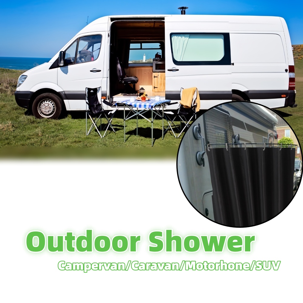 ستارة استحمام للتخييم في الهوا - مراجعة Portable Camping Shower وسعره