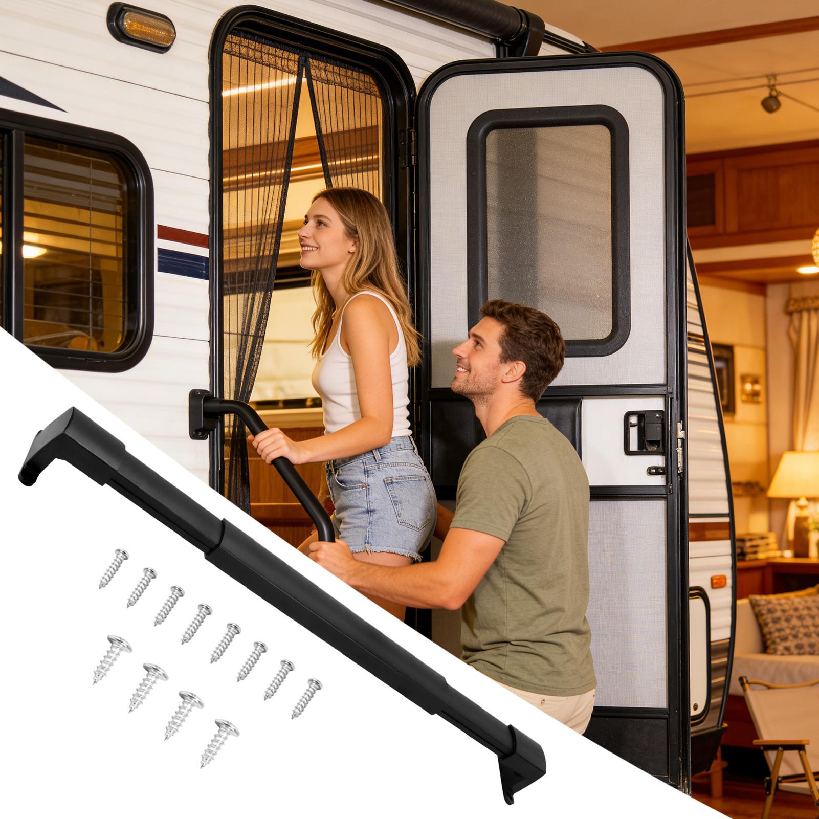 مقبض باب أسود للمركبات الترفيه - مراجعة Outdoor Camping Trailer وسعره