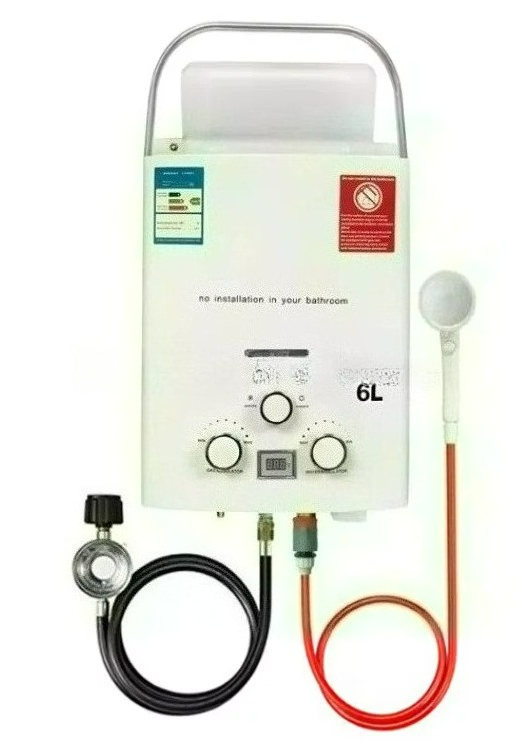 سخان مياه فوري يعمل بالغاز الب - مراجعة Outdoor Camping Hot Water Heater وسعره